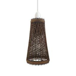 image-Retro Vintage 4cm Hole Barrel Cage Design Lampshade Easy Fit