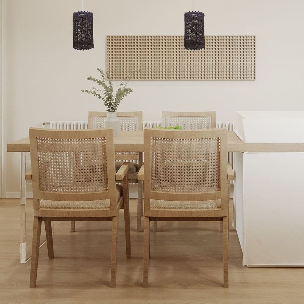 image-Retro Vintage 1cm Hole Barrel Cage Design Lampshade Easy Fit E27 Base Rattan Style Lamp Light Shades