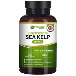 image-Sea Kelp 2000mg 200 Vegan Tablets | Natural Source of Iodine | Premium Ingredients | Proudly made in the UK by Prowise