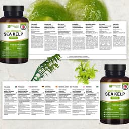 image-Sea Kelp 2000mg 200 Vegan Tablets | Natural Source of Iodine | Premium Ingredients | Proudly made in the UK by Prowise