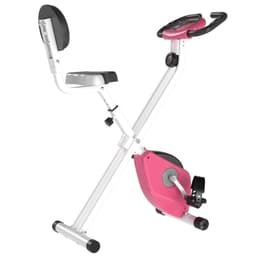 image-HOMCOM Magnetic Resistance Exercise Bike Foldable LCD Adjustable Seat Pink