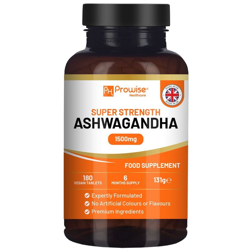 image-Ashwagandha 1500mg 180 Vegan Tablets | 6 Months’ Supply