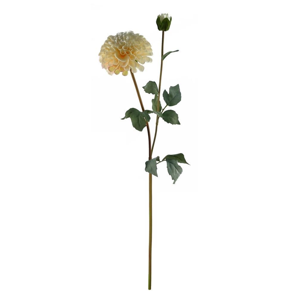 image-75cm Dahlia Artificial Flowers Tropical Blossom Bubble Vase