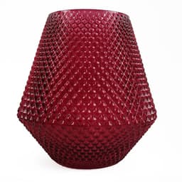image-70cm Dark Pink Artificial Delphinium Flower Arrangement Pink Vase