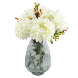 image-75cm Extra Large Reflex Chrysanthemum - White