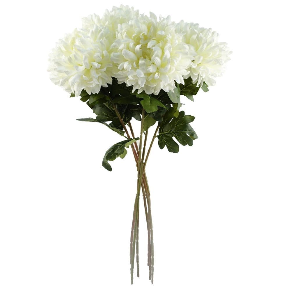 image-75cm Extra Large Reflex Chrysanthemum - White