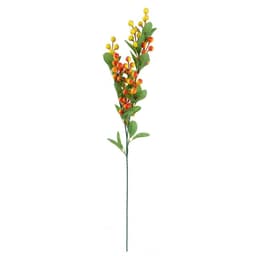 image-100cm Yellow Chrysanthemum Glass Ball Vase
