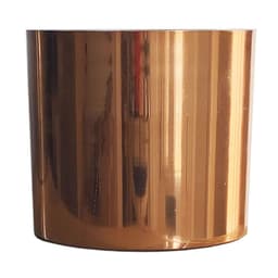 image-100cm Premium Artificial Azalea Pink Flowers Potted Plant with Copper Metal Planter