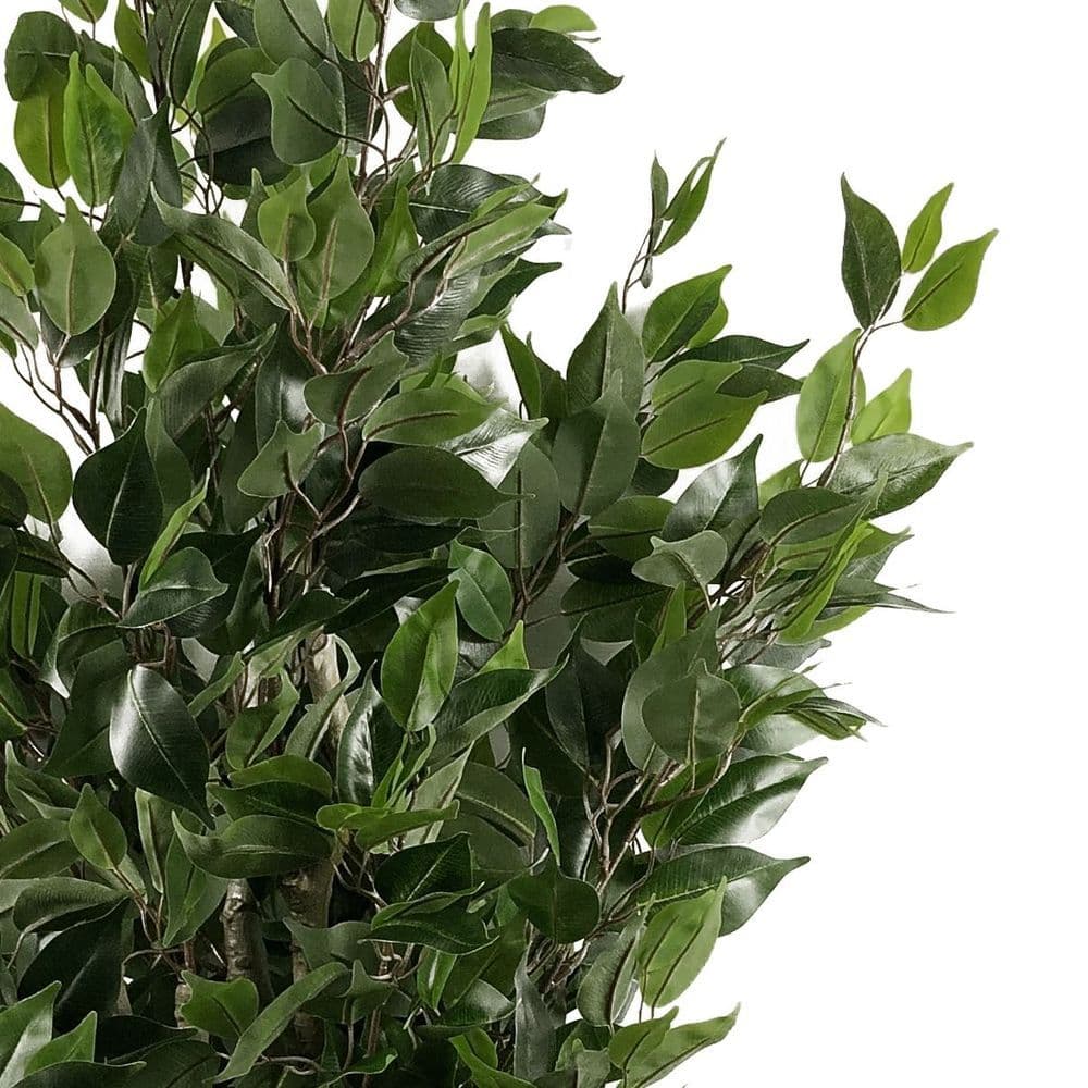 image-110cm Artificial Evergreen Ficus Tree Multicolour Planter