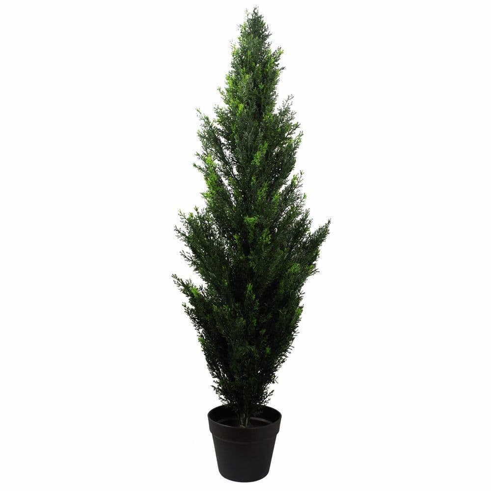 image-120cm Artificial Cedar Cypress Topiary UV Resistant