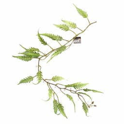 image-125cm Artificial Trailing Hanging Fern Foliage Plant Realistic