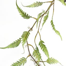image-125cm Artificial Trailing Hanging Fern Foliage Plant Realistic