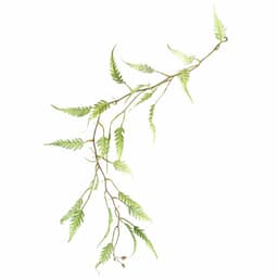image-125cm Artificial Trailing Hanging Fern Foliage Plant Realistic