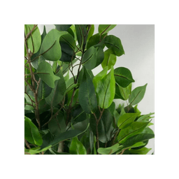 image-110cm Leaf Realistic Artificial Ficus Tree / Plant Multicolour Planter