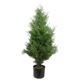 image-90cm Artificial Cypress Topiary
