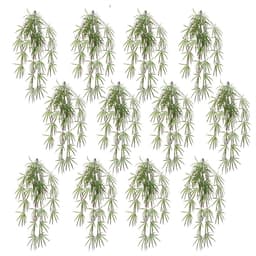image-Pack of 12 x 100cm Artificial Hanging Acer Spider Plant