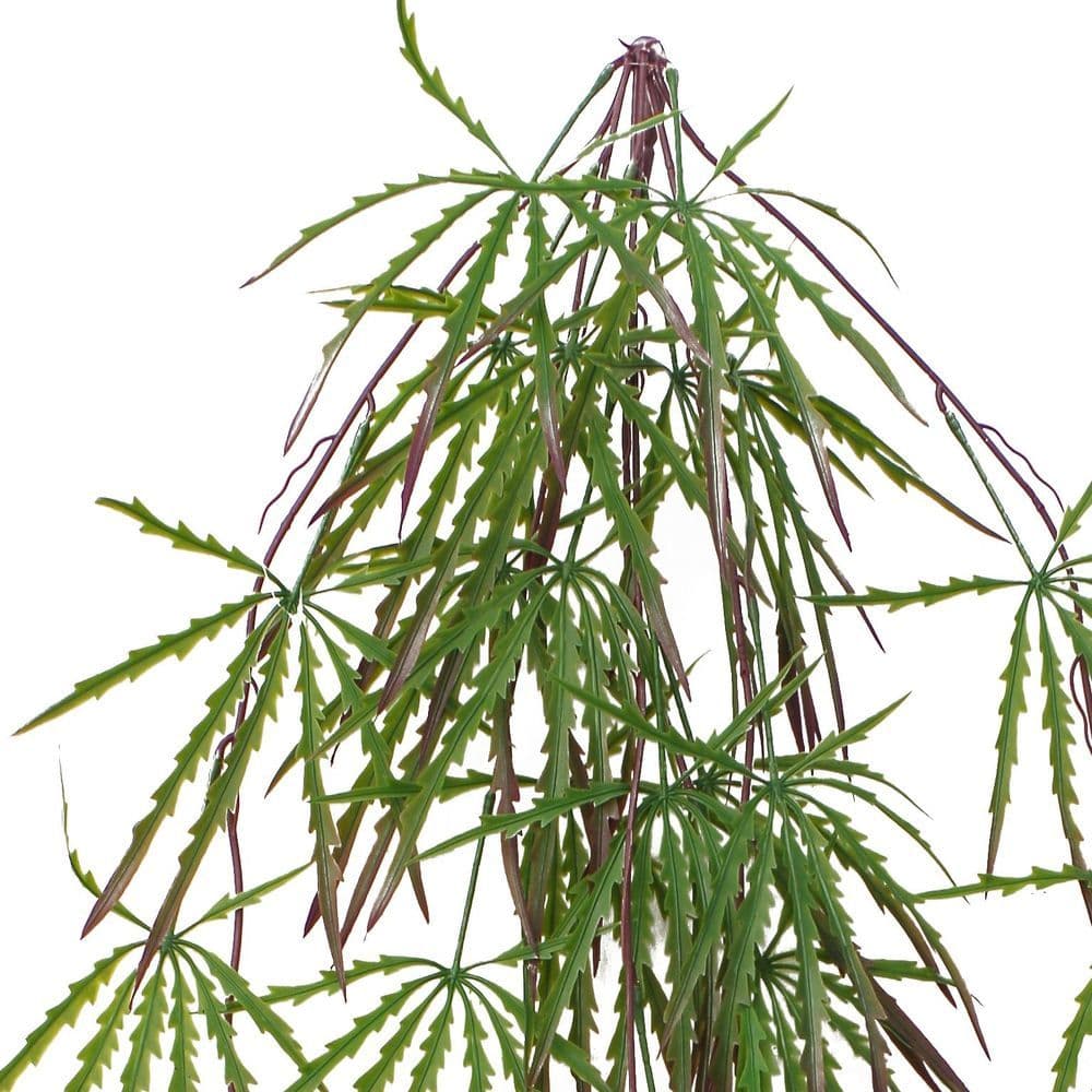 image-Pack of 12 x 100cm Artificial Hanging Acer Spider Plant