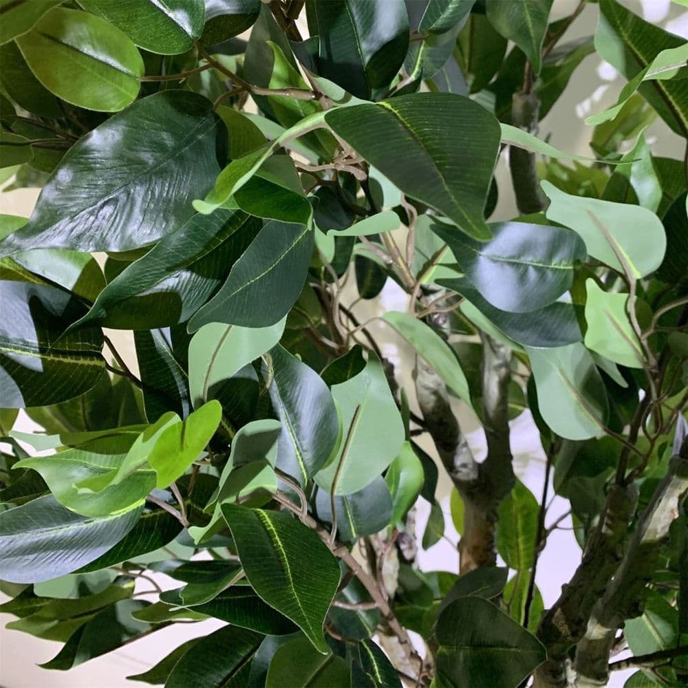 image-100cm Leaf Realistic Artificial Ficus Tree / Plant Bush Ficus