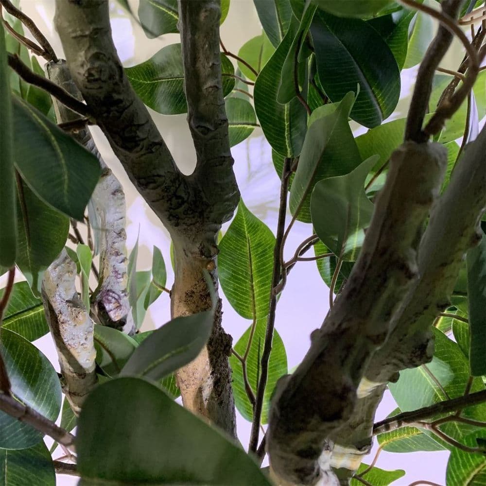 image-100cm Leaf Realistic Artificial Ficus Tree / Plant Bush Ficus