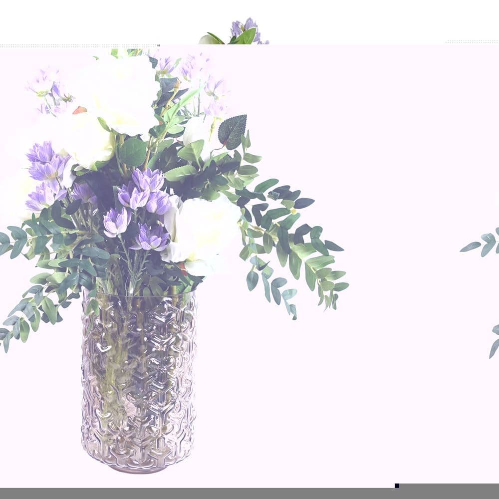 image-Pack of 6 x 100cm Artificial Fern Foliage Stem