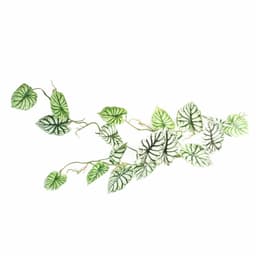 image-120cm Artificial Trailing Hanging Plant Realistic Alocasia Dragon Scale Light