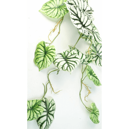 image-120cm Artificial Trailing Hanging Plant Realistic Alocasia Dragon Scale Light
