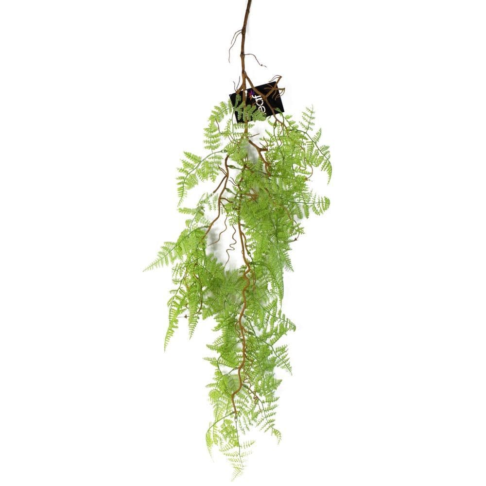 image-100cm Artificial Hanging Maidenhair Fern Plant Light Green