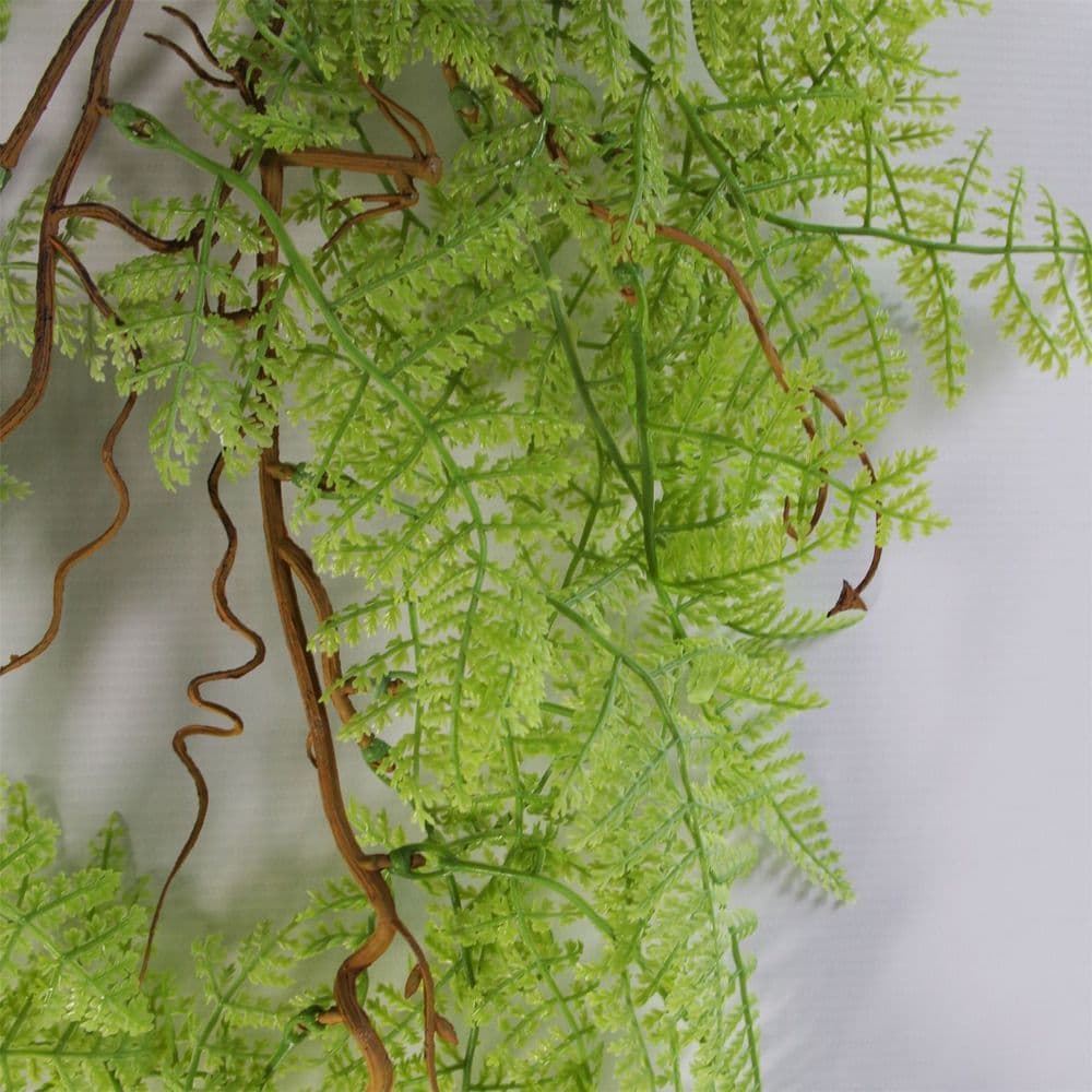 image-100cm Artificial Hanging Maidenhair Fern Plant Light Green