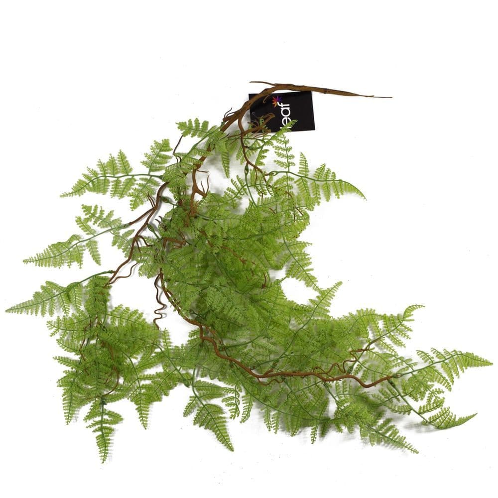image-100cm Artificial Hanging Maidenhair Fern Plant Light Green