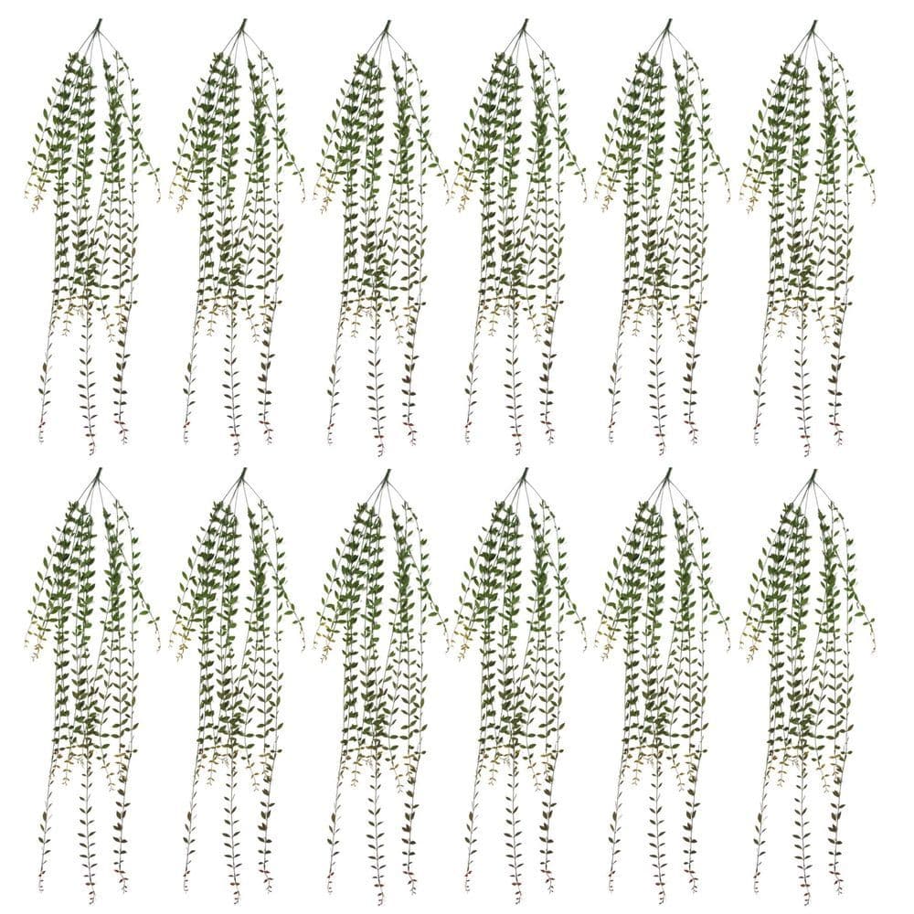 image-Pack of 12 x 120cm Artificial Hanging Extra Long String of Pearls