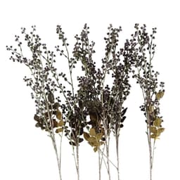 image-Pack of 6 x 85cm Artificial Dark Berry Stem