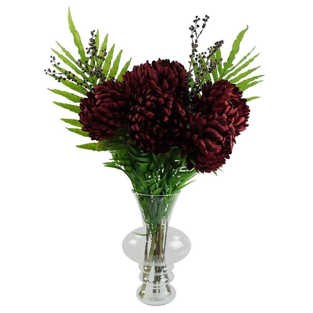 image-Pack of 6 x 85cm Artificial Dark Berry Stem