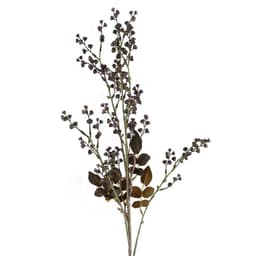 image-Pack of 6 x 85cm Artificial Dark Berry Stem