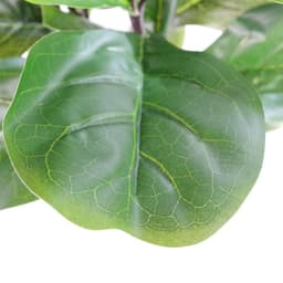 image-120cm (4ft) Large Artificial Fiddle Fig Tree Ficus Evergreen Plant