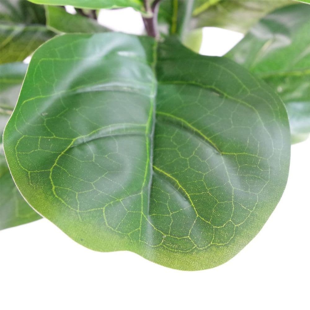 image-120cm (4ft) Large Artificial Fiddle Fig Tree Ficus Evergreen Plant
