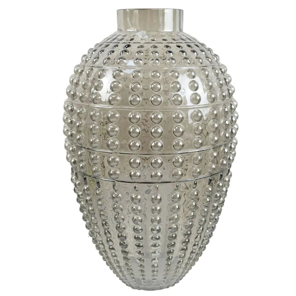image-35cm Smoke Grey Bubble Vase
