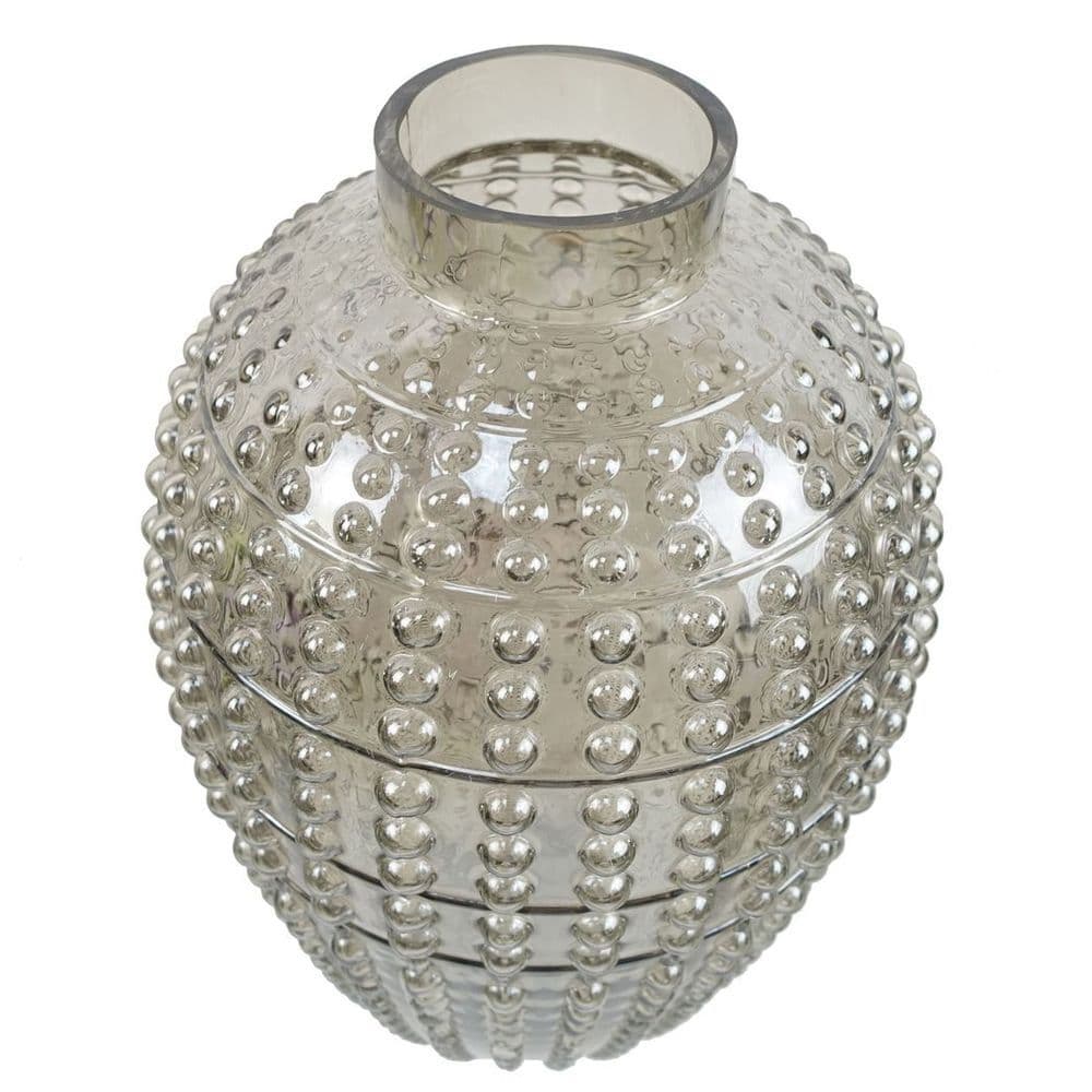 image-35cm Smoke Grey Bubble Vase