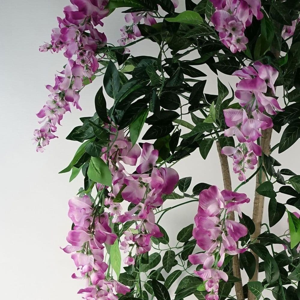 image-150cm Artificial Light Pink Purple Wisteria Tree