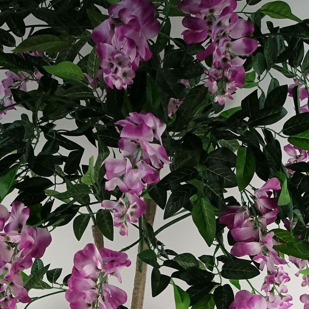 image-150cm Artificial Light Pink Purple Wisteria Tree