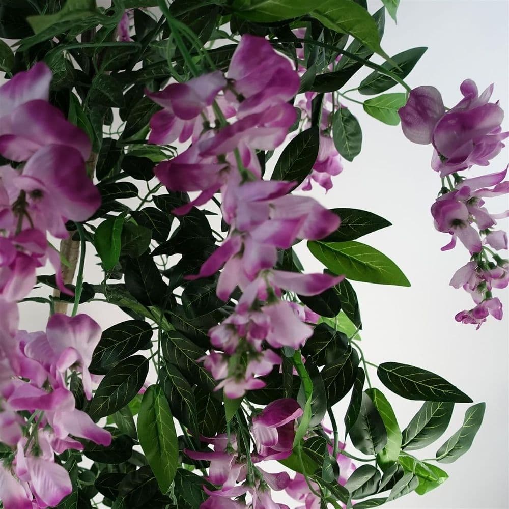 image-150cm Artificial Light Pink Purple Wisteria Tree