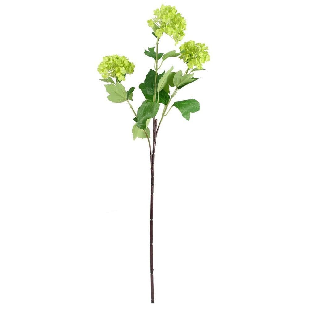 image-100cm Red Poppy and Fern Glass Vase