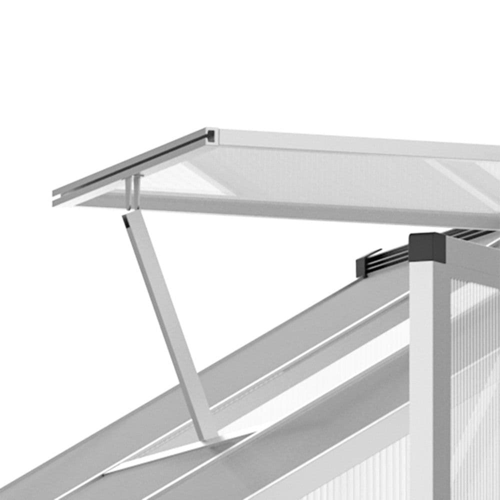 image-8ftx 6ft Walk-In Polycarbonate Greenhouse with Roof Vent -AS