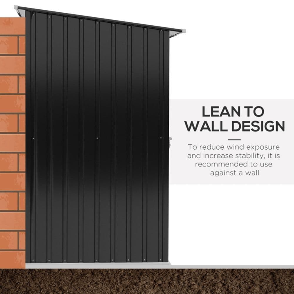image-Outdoor Garden Storage Shed Galvanized Steel Tool House