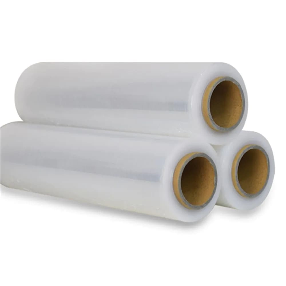 image-18" x 1000' 80 Gauge 4 Rolls Pallet Wrap Stretch Film Hand Shrink Wrap 1000FT