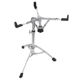 image-Chrome Plated Dumb Snare Drum Stand Tripod Silver