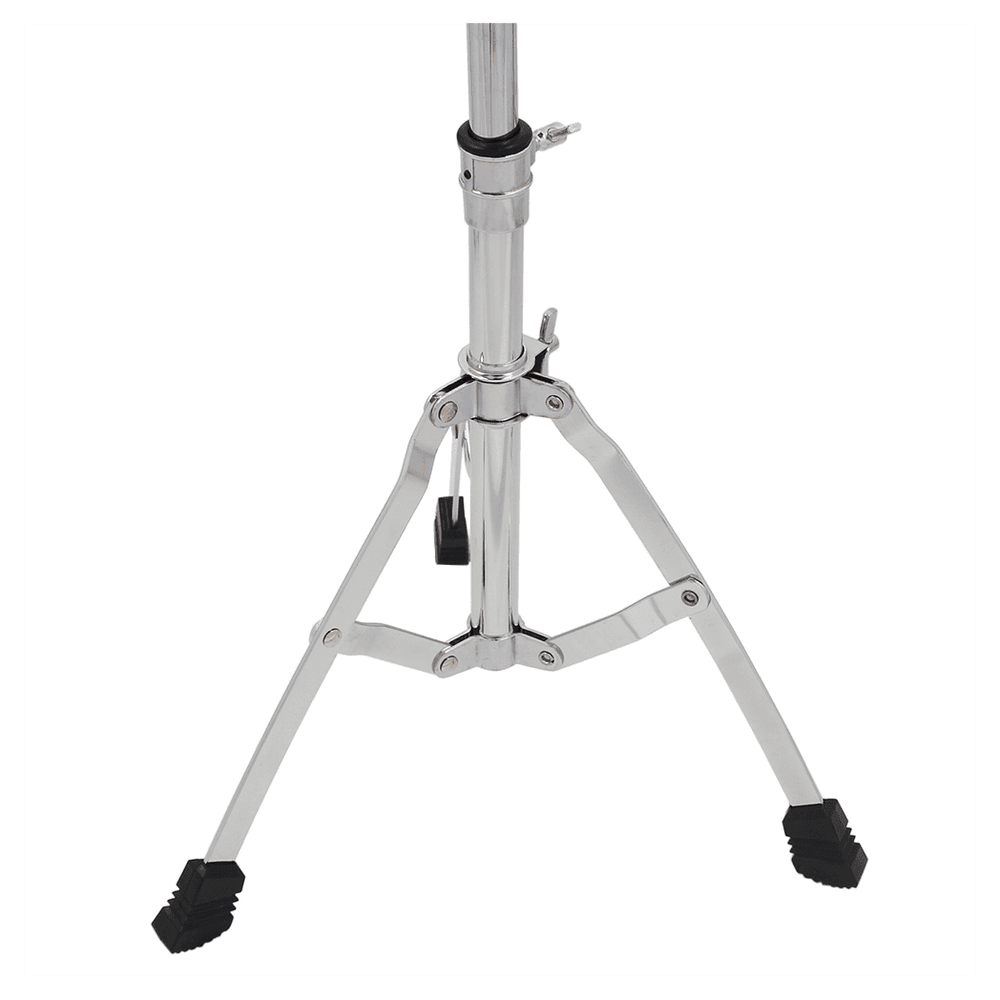 image-Chrome Plated Dumb Snare Drum Stand Tripod Silver