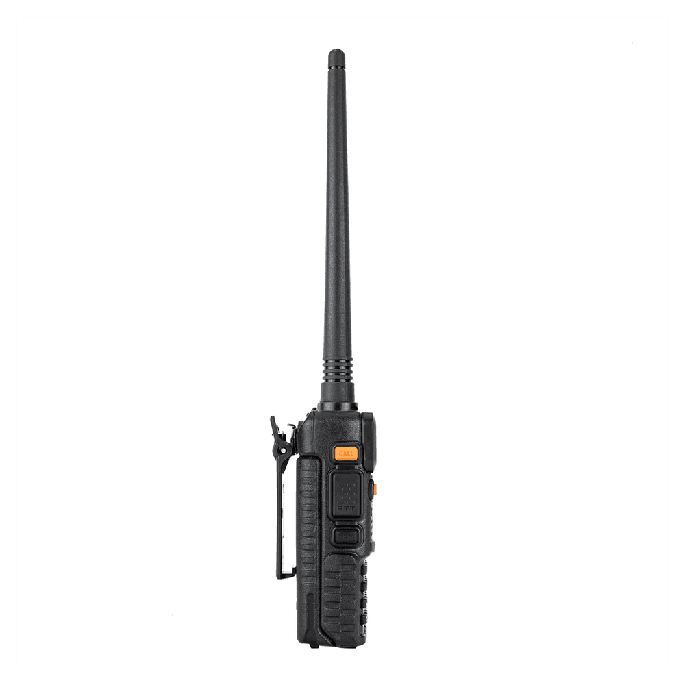 image-1.5" LCD 5W 144~148MHz / 420~450MHz Dual Band Walkie Talkie with 1-LED Flashlight (Black)