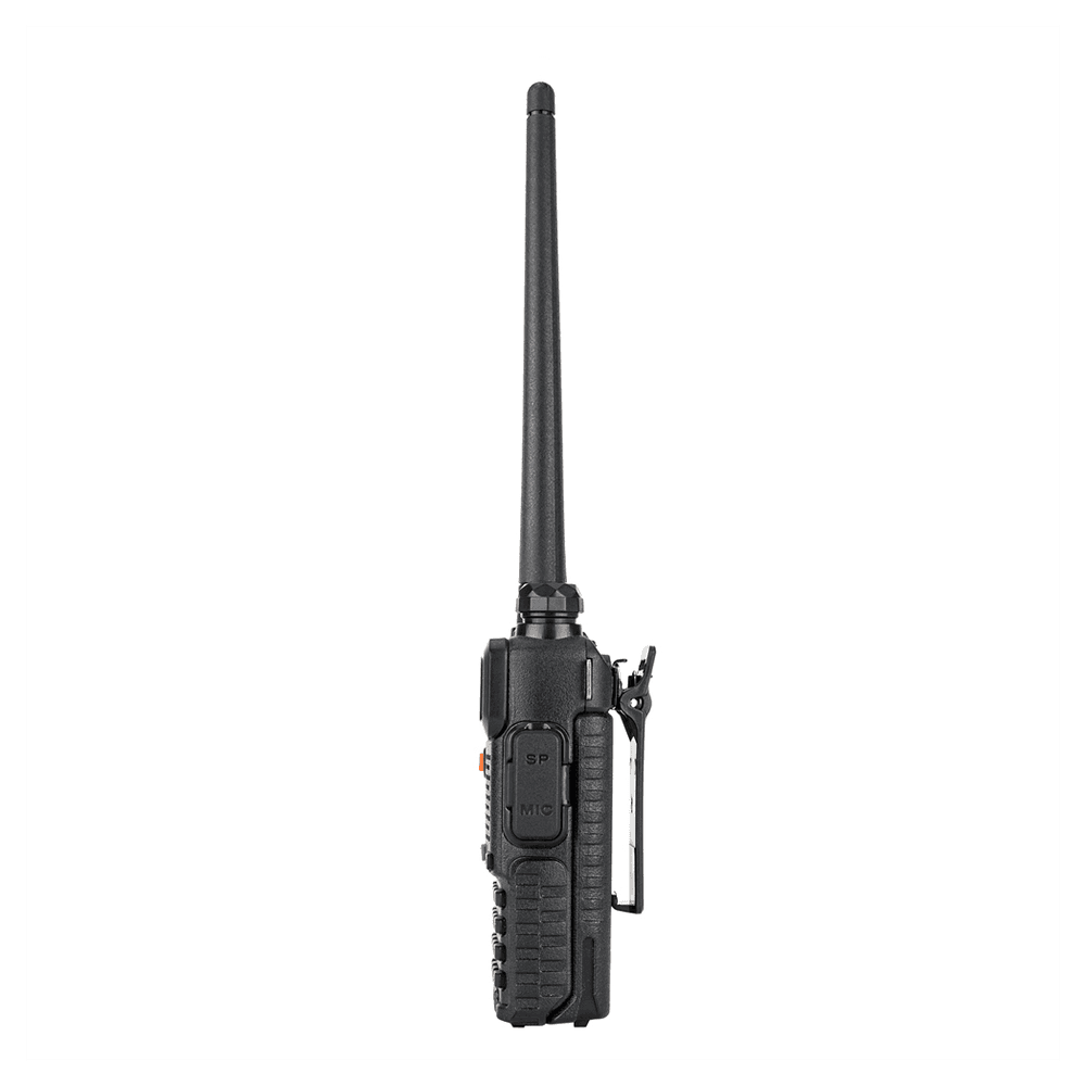 image-1.5" LCD 5W 144~148MHz / 420~450MHz Dual Band Walkie Talkie with 1-LED Flashlight (Black)