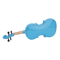 image-4/4 Acoustic Violin Case Bow Rosin Sky Blue