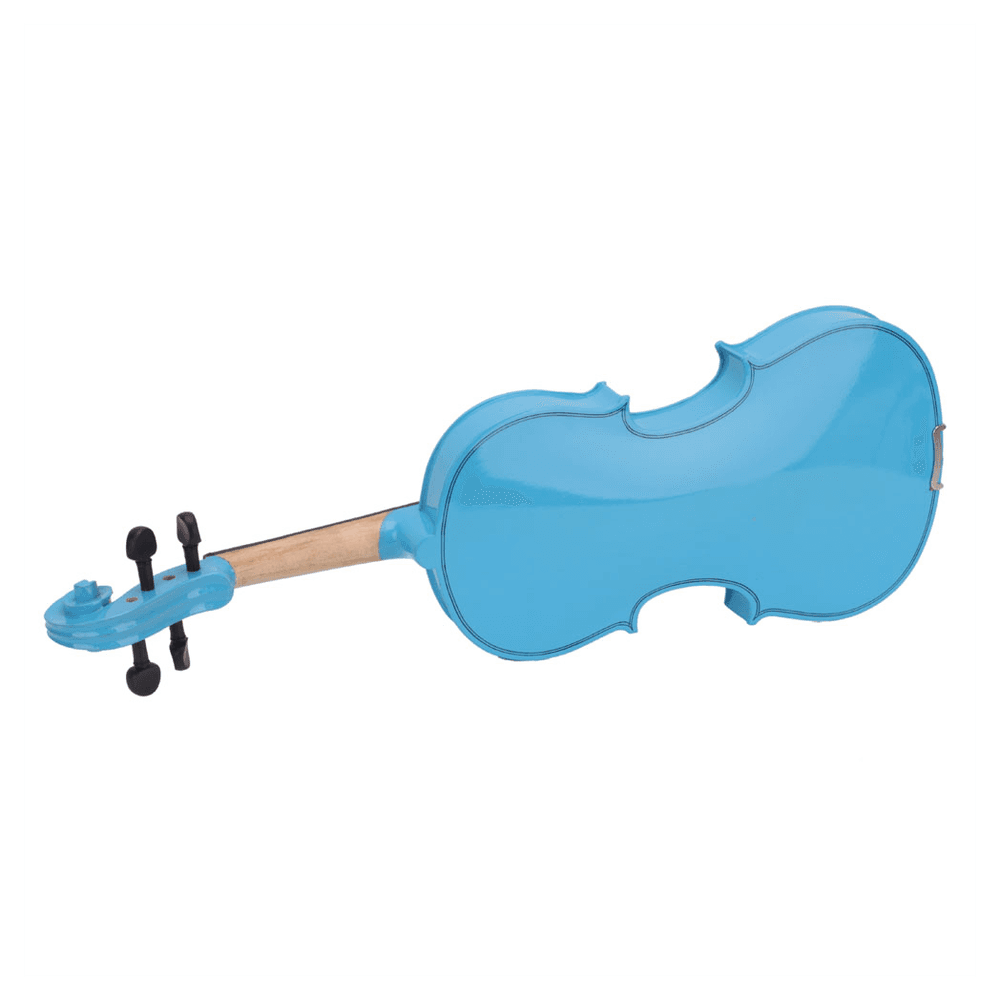 image-4/4 Acoustic Violin Case Bow Rosin Sky Blue